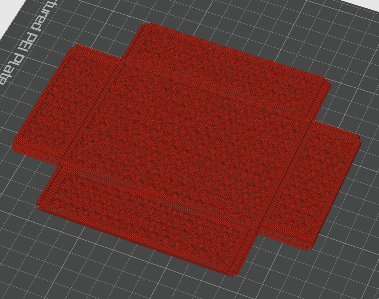 Miniatura 3 do modelo 3D 1小时40克快速折叠收纳盒子，省料省时坚固可堆叠零件盒