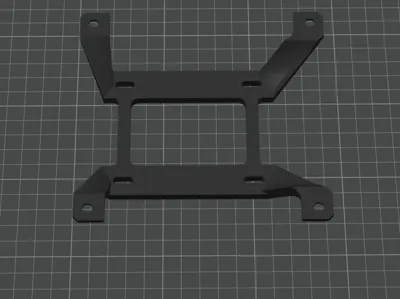 Fan mount for Weinsberg Dometic refrigerator