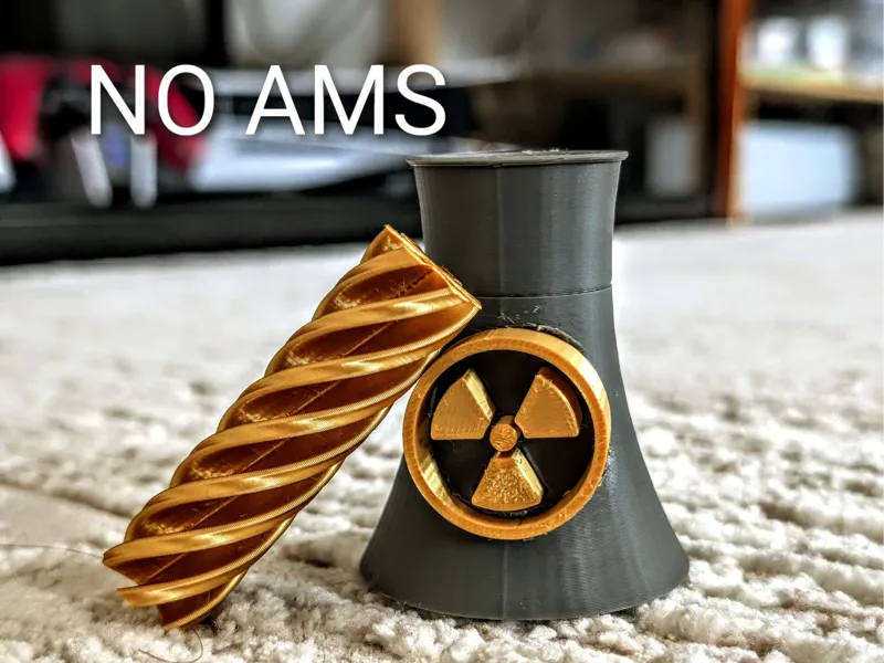 Nuclear Tower Passthrough Spiral Fidget