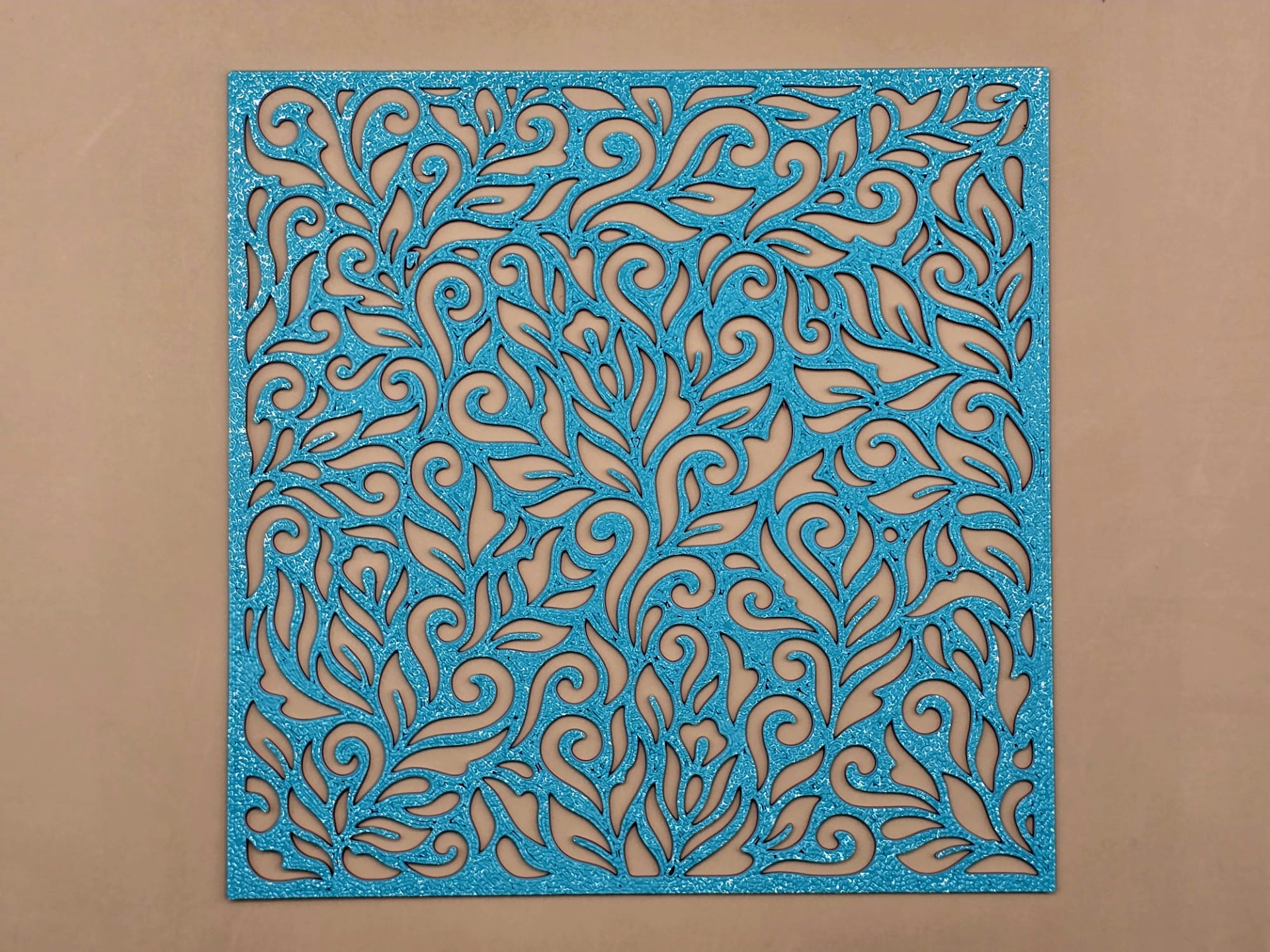 Abstract Swirls Pattern Craft Stencil Template
