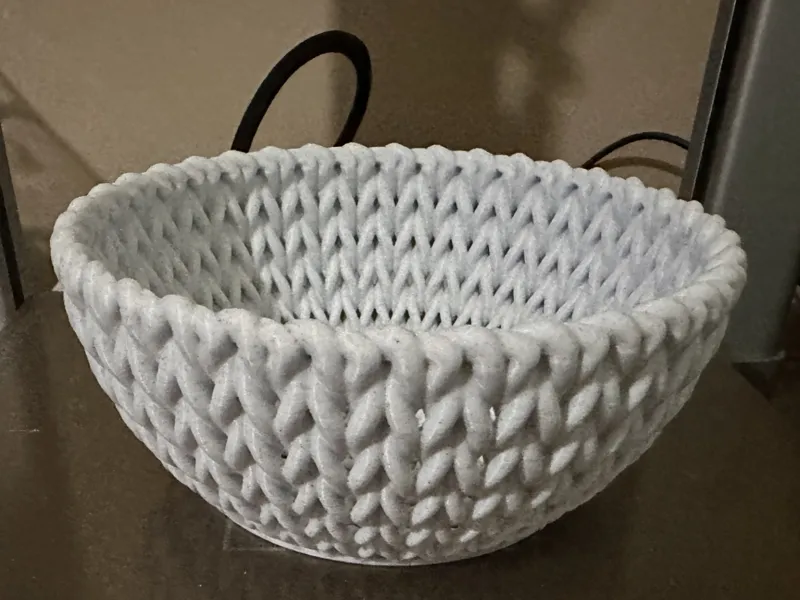 Knitted Candy Bowl