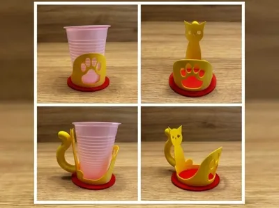Cat Glass Holder - Cup Holder