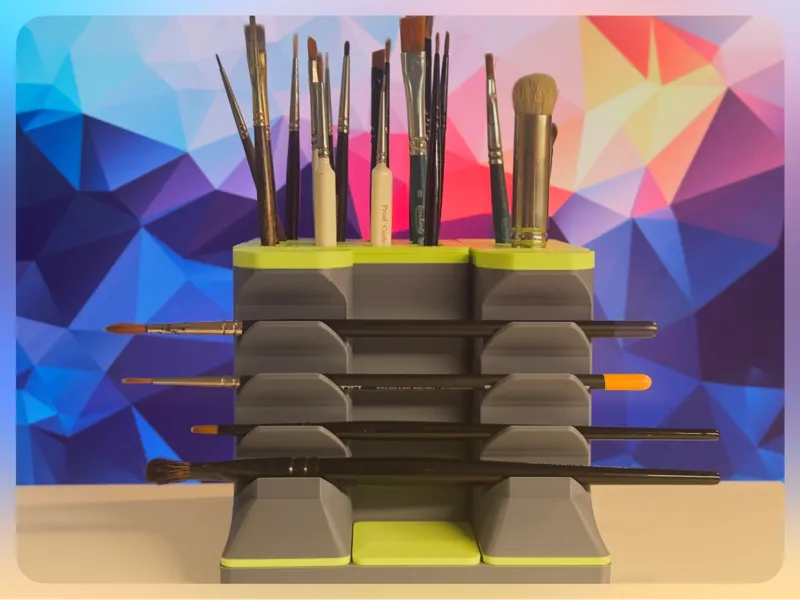 Modular Paint Brush Stand