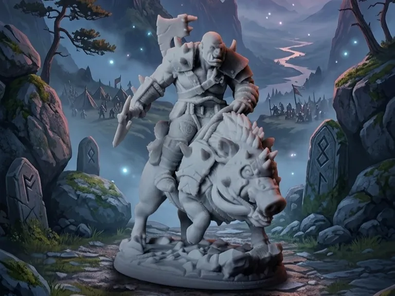 Grognak and the Giant Boar