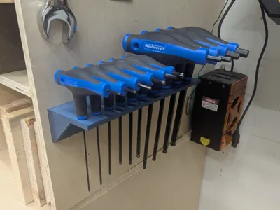 Metric Hex Key Wall Holder