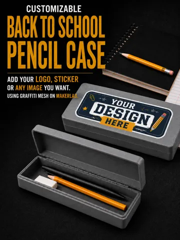 Caja o estuche: Customizable Pencil Case | Multipurpose Case — vista de referencia 2