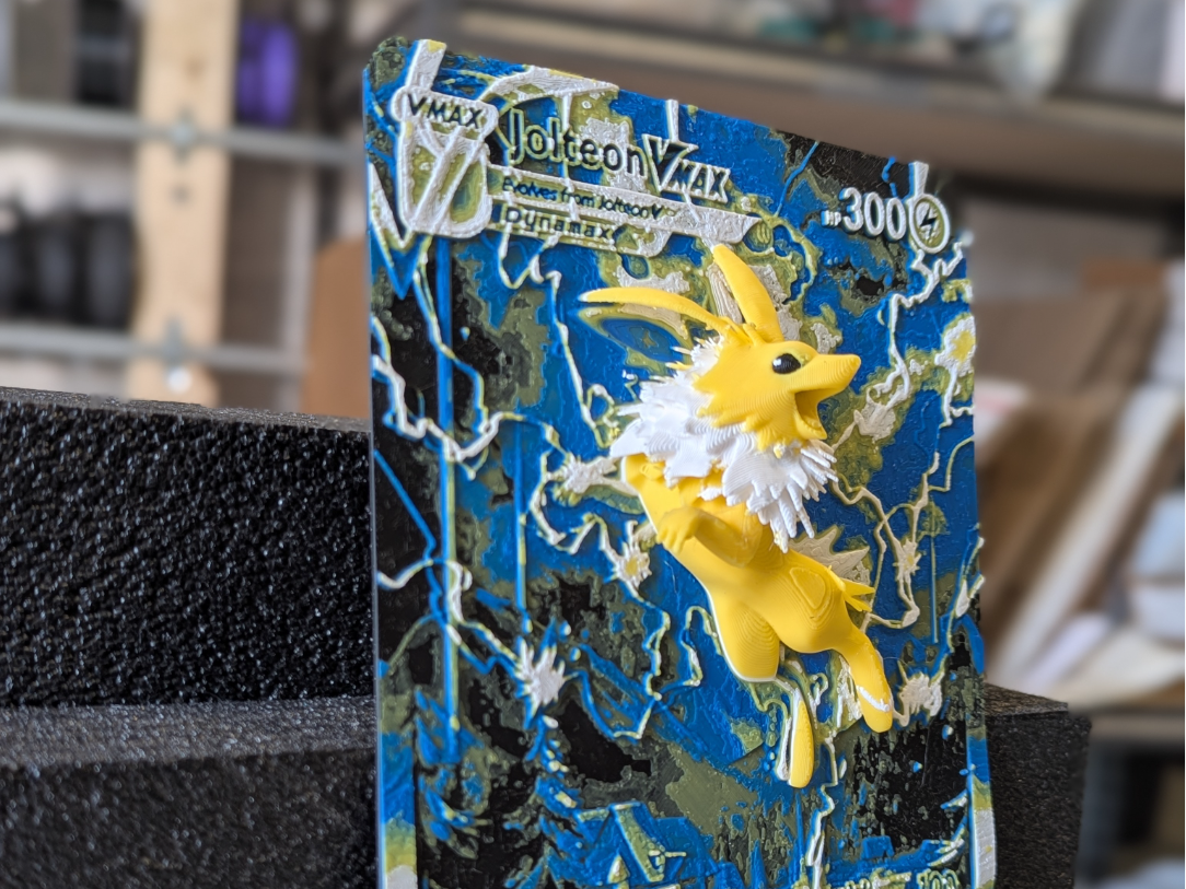 Jolteon VMax 3d Pokemon Card