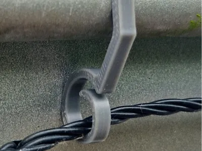 Simple Gutter Hooks for Christmas Lights