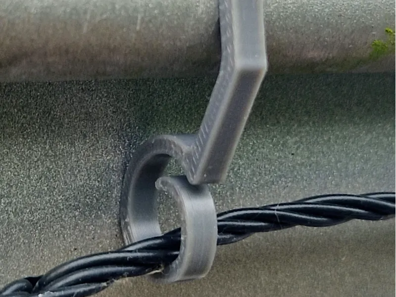 Simple Gutter Hooks for Christmas Lights