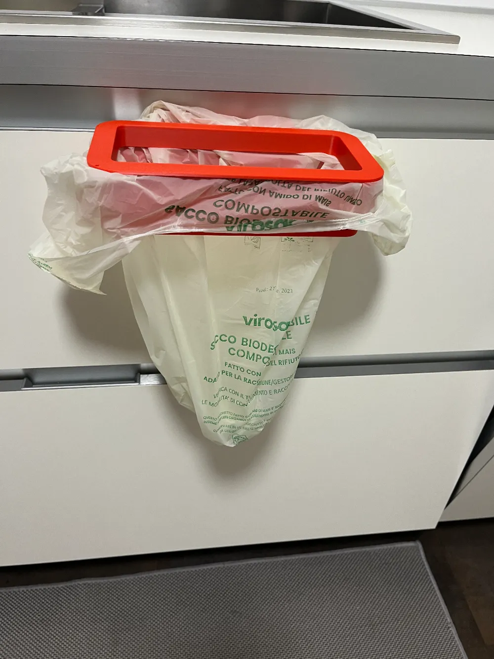 JH-Mech porta sacco della spazzatura con ruote porta sacchetti per rifiuti porta