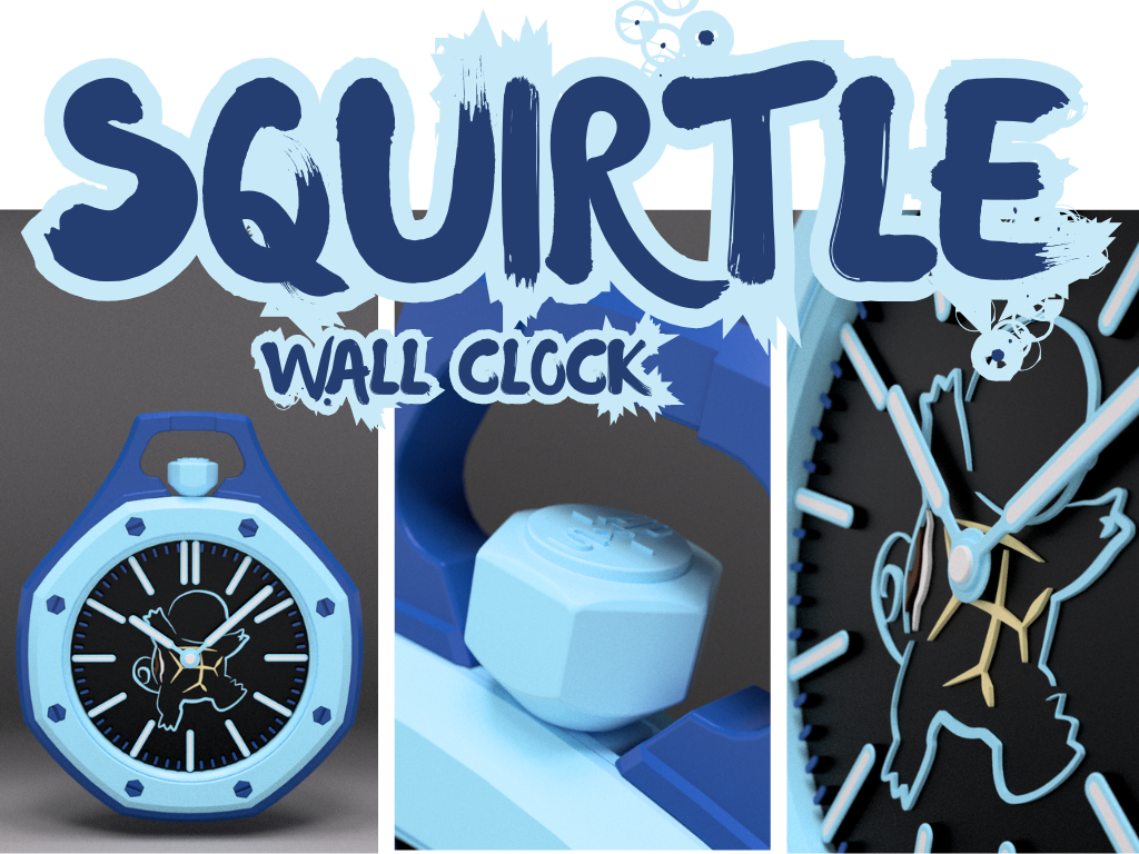 SQUIRTLE - Wall Clock