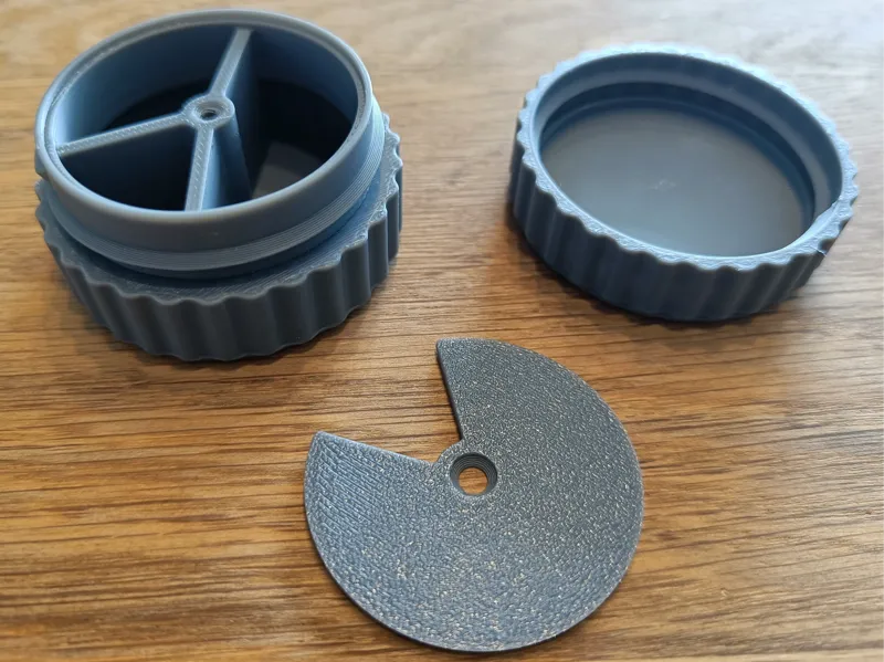 Pill box with individual dispensing