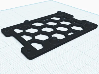 Mounting plate for Raspberry Pi 2,3,4,5