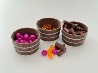 Board Game Token Holder Barrells