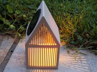 Solarleuchte Haus japandi