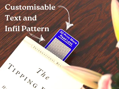 Customizable Bookmark Text and Patterns  