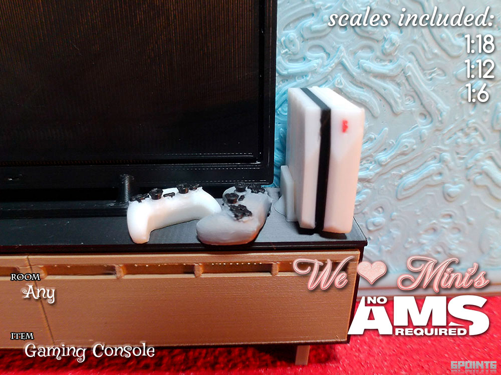 WLM - Gaming TV Console with Joypads