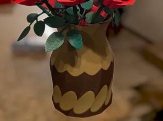 "Log" Vase