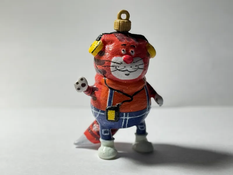 USSR Christmas tree decoration - Cat