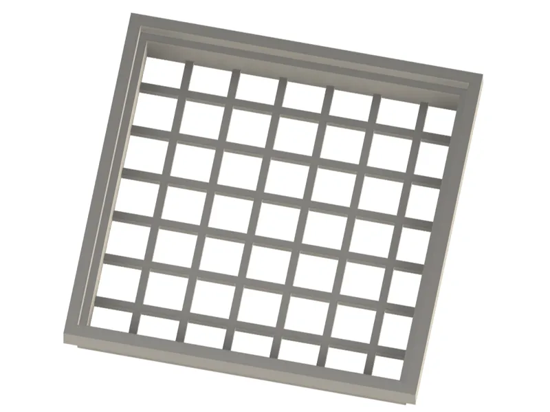 Inner Rear Sump 88mm Square Filter Holder