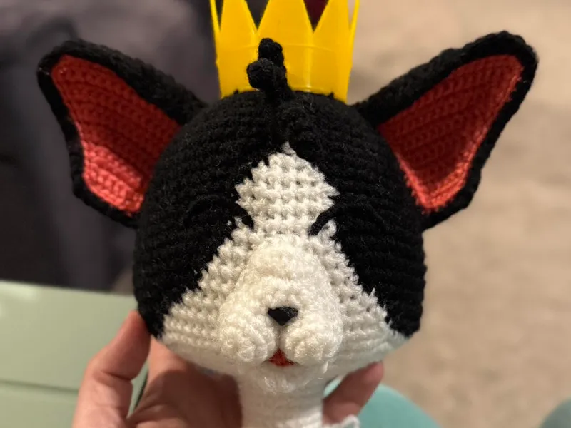 Cat Nose Crochet Attachment