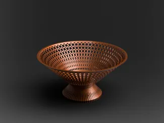 Polygonal fruit bowl