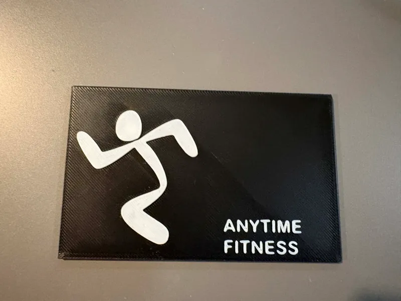 Anytime Fitness Plaque