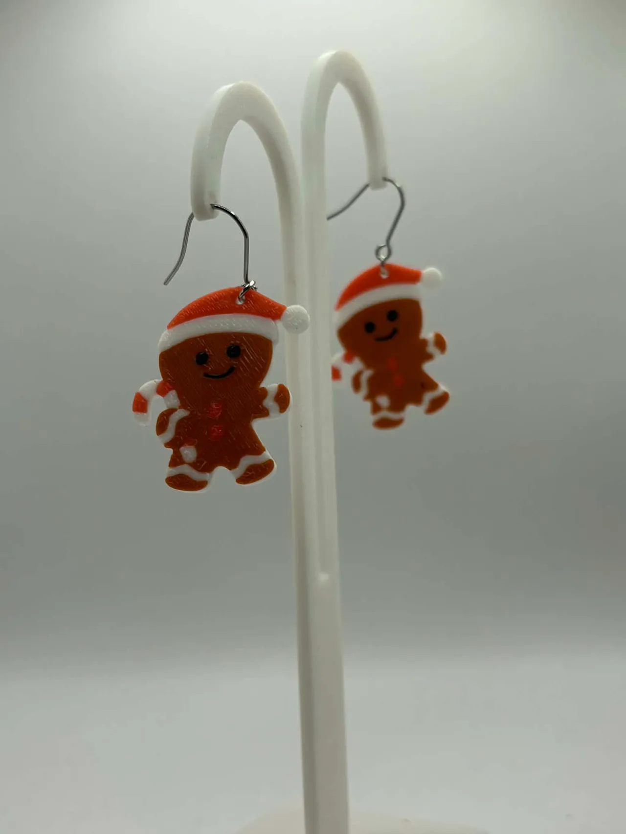 Christmas Gingerbread Earrings view 2