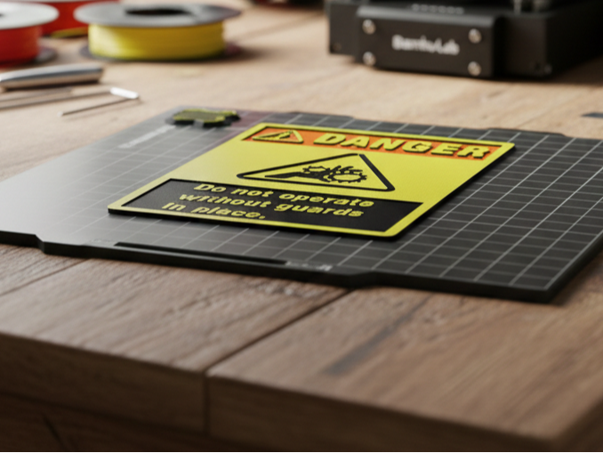 DANGER: Do not operate without guards in place