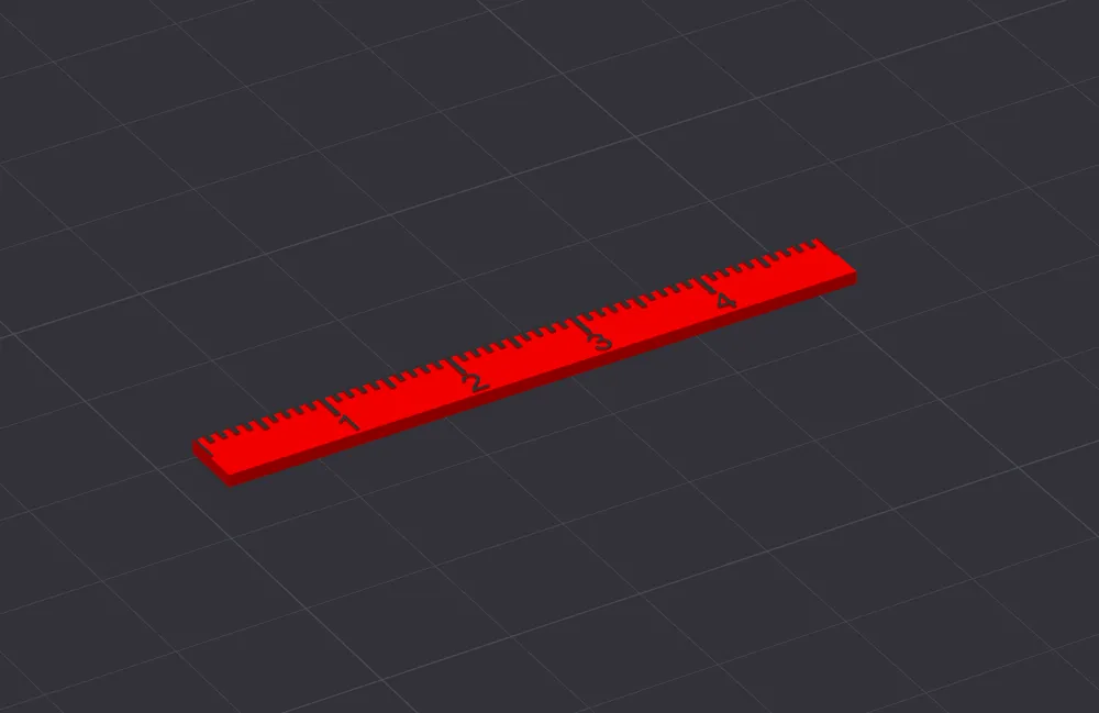 (Maker)Worlds Smallest Ruler by insaint - MakerWorld