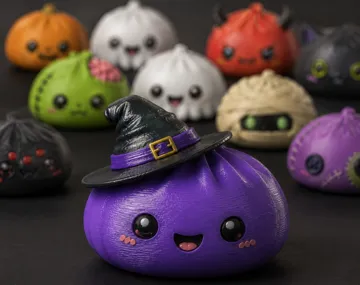 Adorno temático: Witchy Plum Puff Dumpling — vista de referencia 2