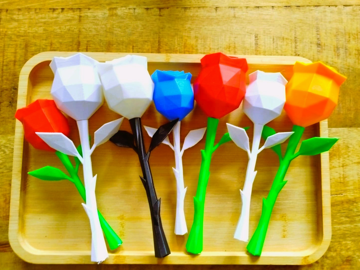 Low-Poly Rose - NO AMS