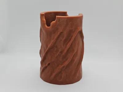 Tree Trunk Pen Holder – Organic Look