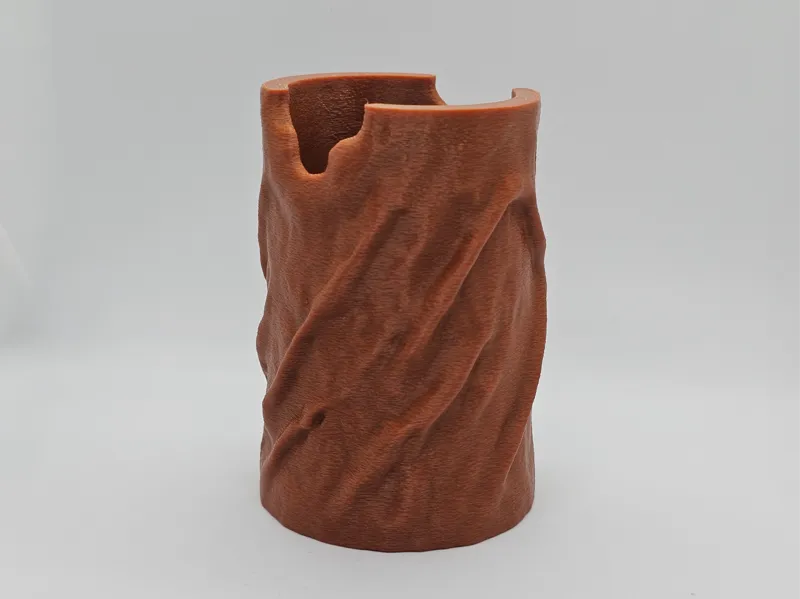 Tree Trunk Pen Holder – Organic Look