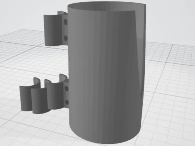 Wire Shelf Pole Spray Can Holder