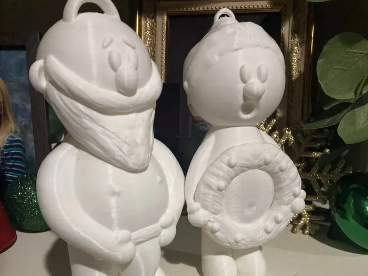 Naughty Santa and Mrs. Claus