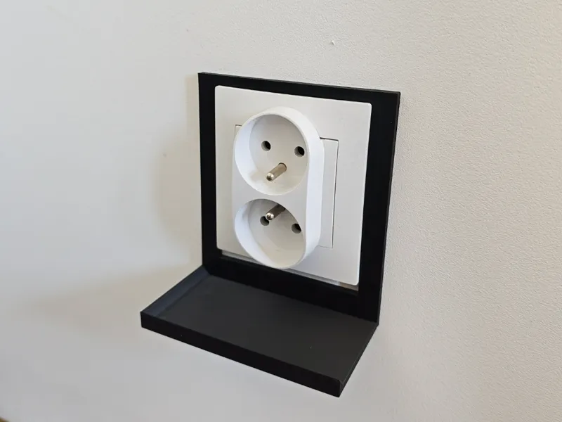 Socket-Mounted Shelf