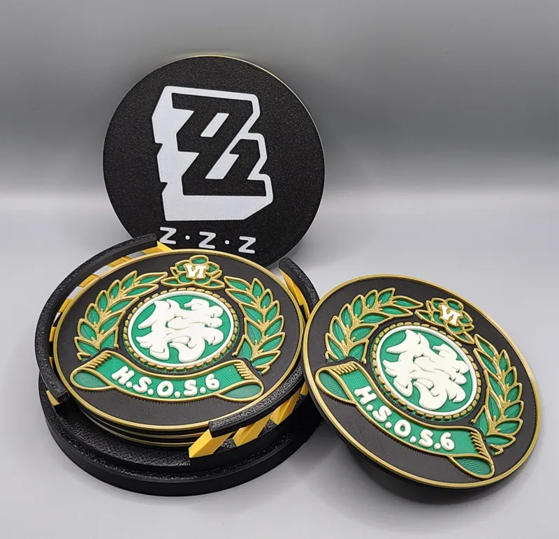Section VI Coaster with holder - Zenless Zone Zero