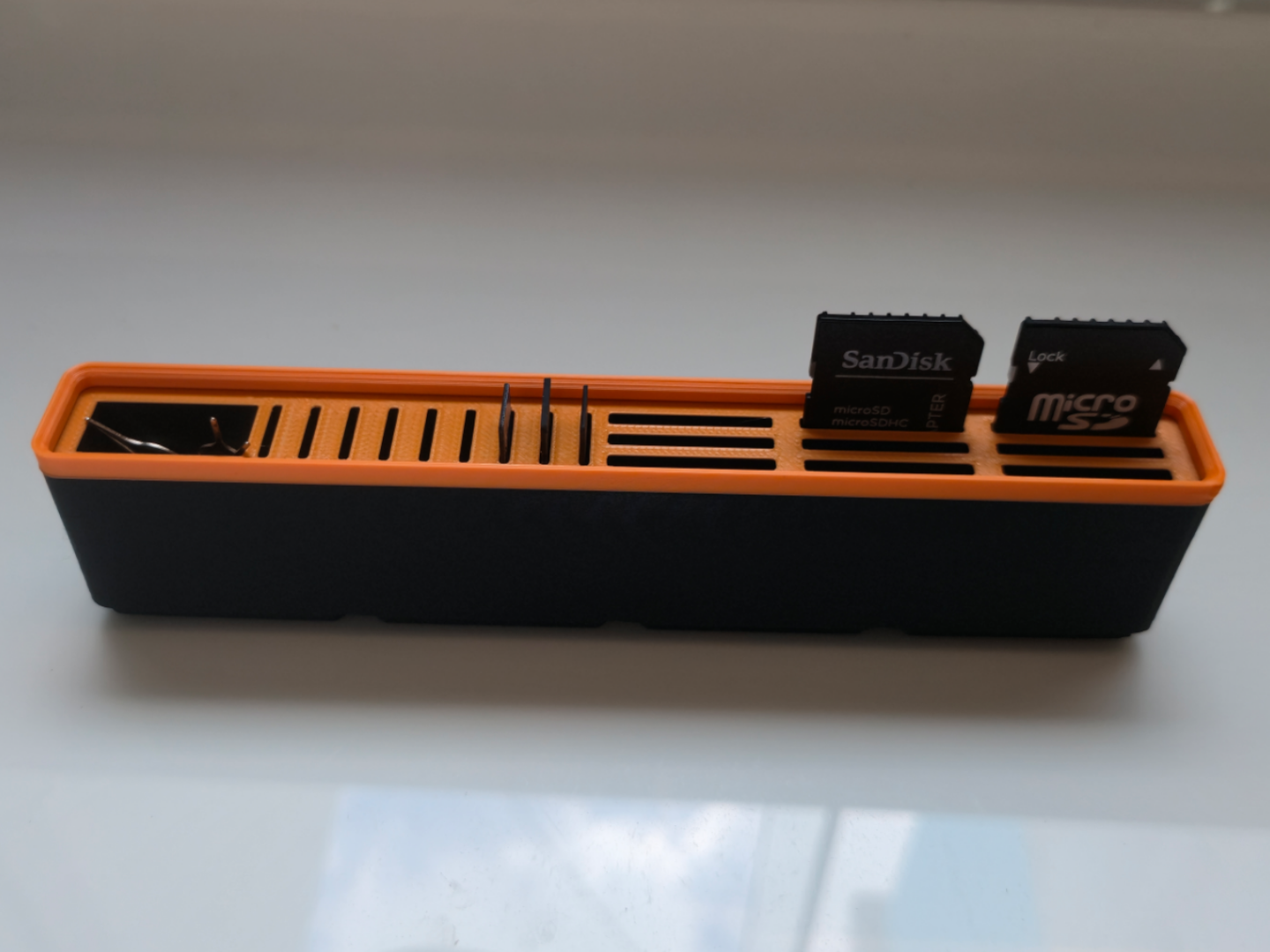 Miniatura 1 do modelo 3D Caixa Gridfinity - SD Card, MicroSD e Agulha