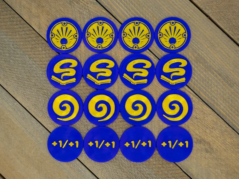 Custom MTG Tokens (+1/+1, Stun, Prepared, Bribery)