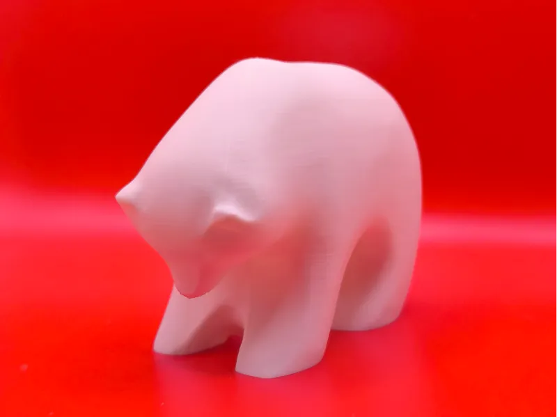 Minimalist Polar Bear Sculpture-Elegant Home Decor