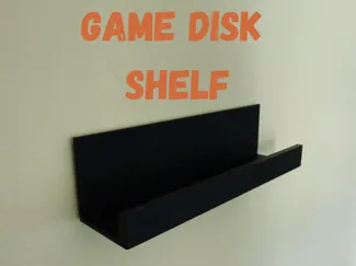 Game Disk Shelf