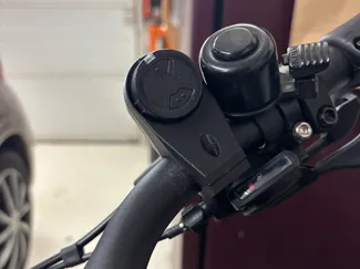 Cigarette-Lighter Holder for Bike Handlebar
