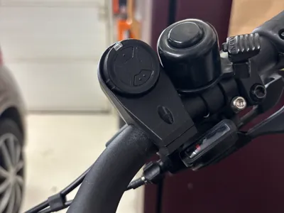 Cigarette-Lighter Holder for Bike Handlebar