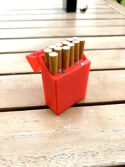 Cigarette box with magnetic closure - Free 3D Print Model - MakerWorld