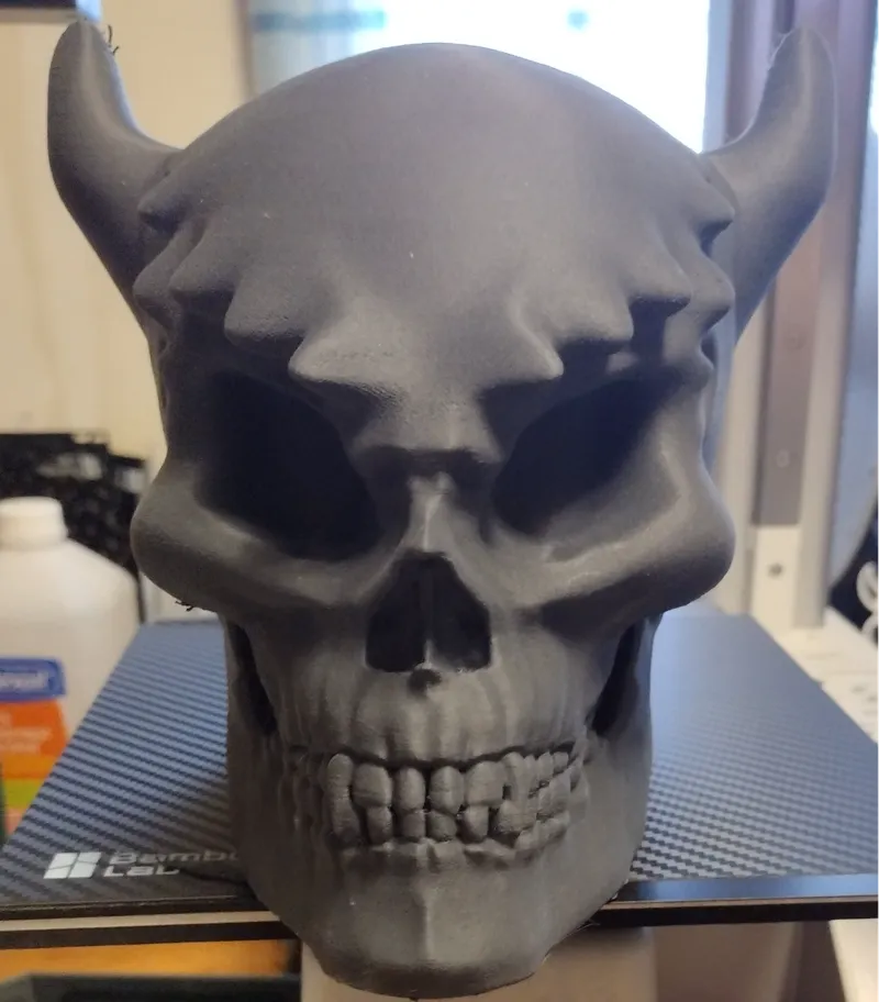 Evil Halloween Skull A1 mini