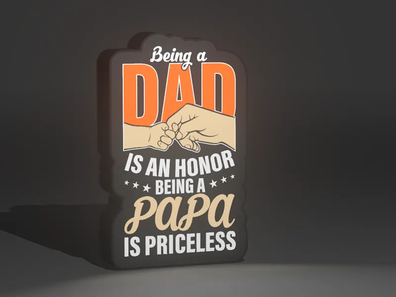 Dad Lightbox Makerworld