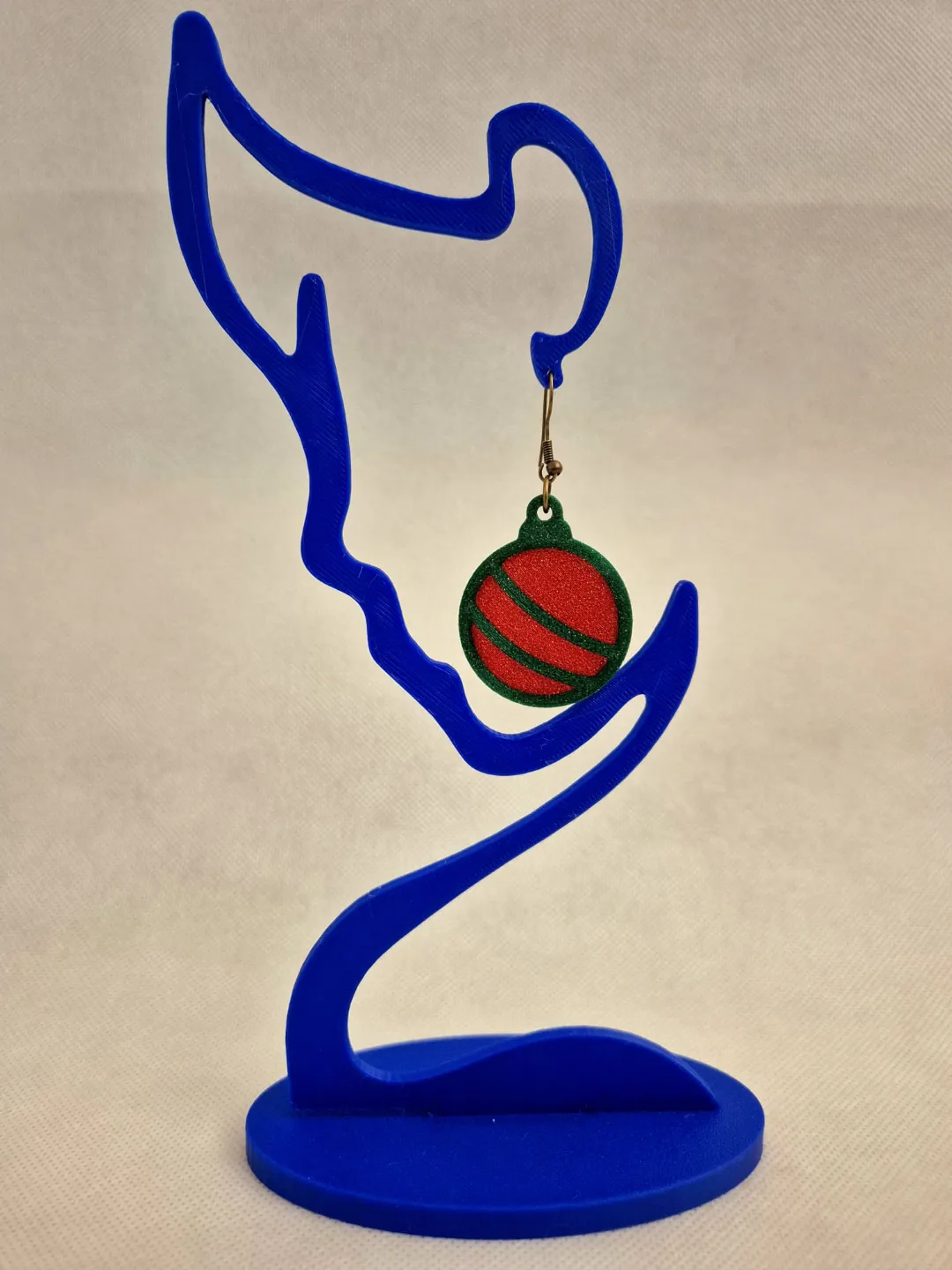 Multicolor Christmas Bauble Earrings view 2