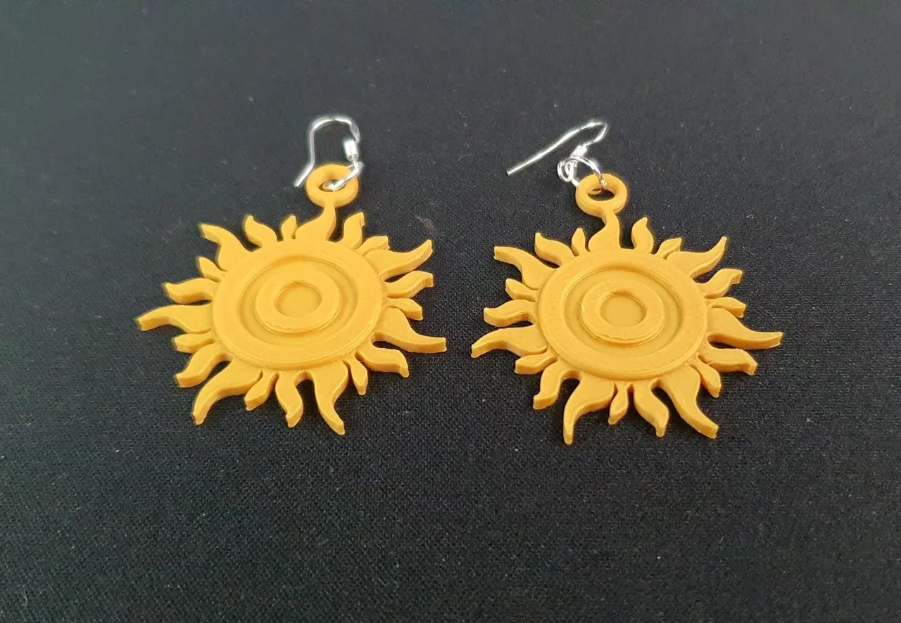 Sun Earrings view 2