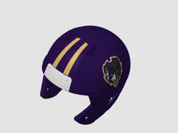 NFL Ravens "Rising Up" Helmet